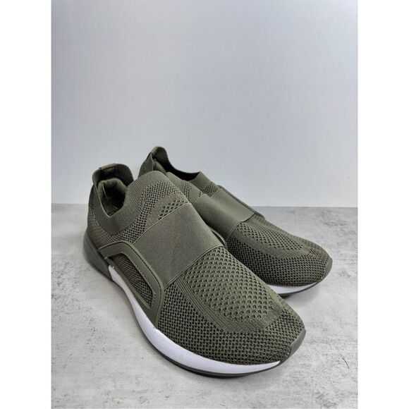 Blondo Mens Sneakers Size 9 Olive Green Knit Waterproof Athletic NEW - Picture 2 of 8